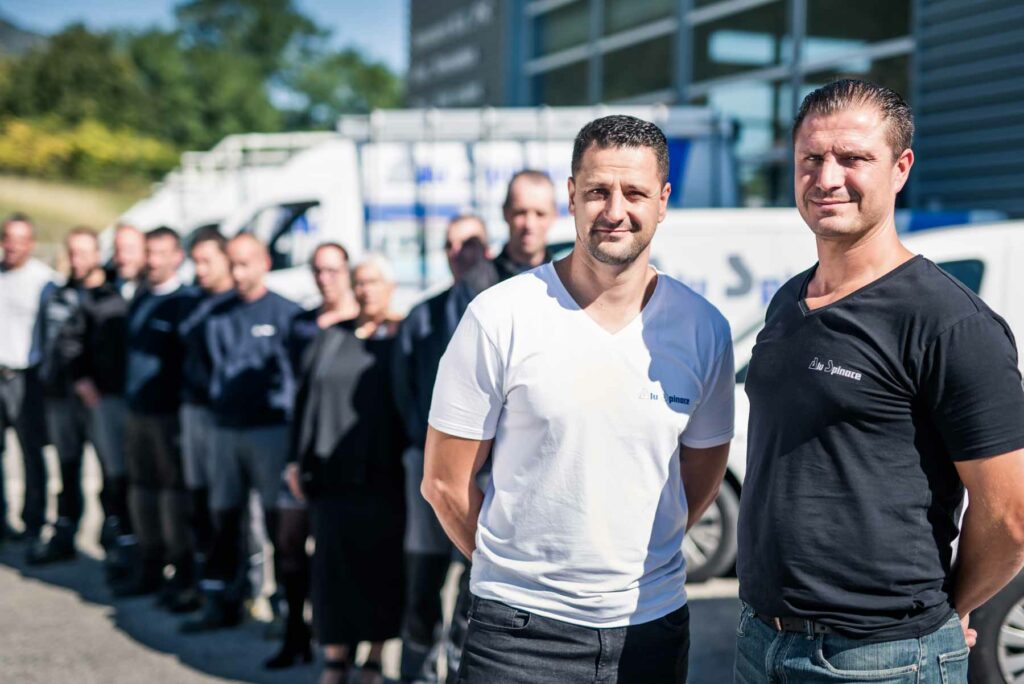équipe de l'entreprise alu spinace