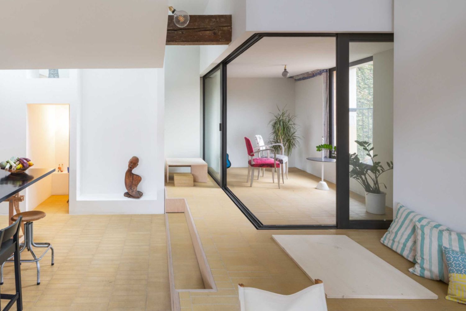 appartement galandage d'angle intérieur