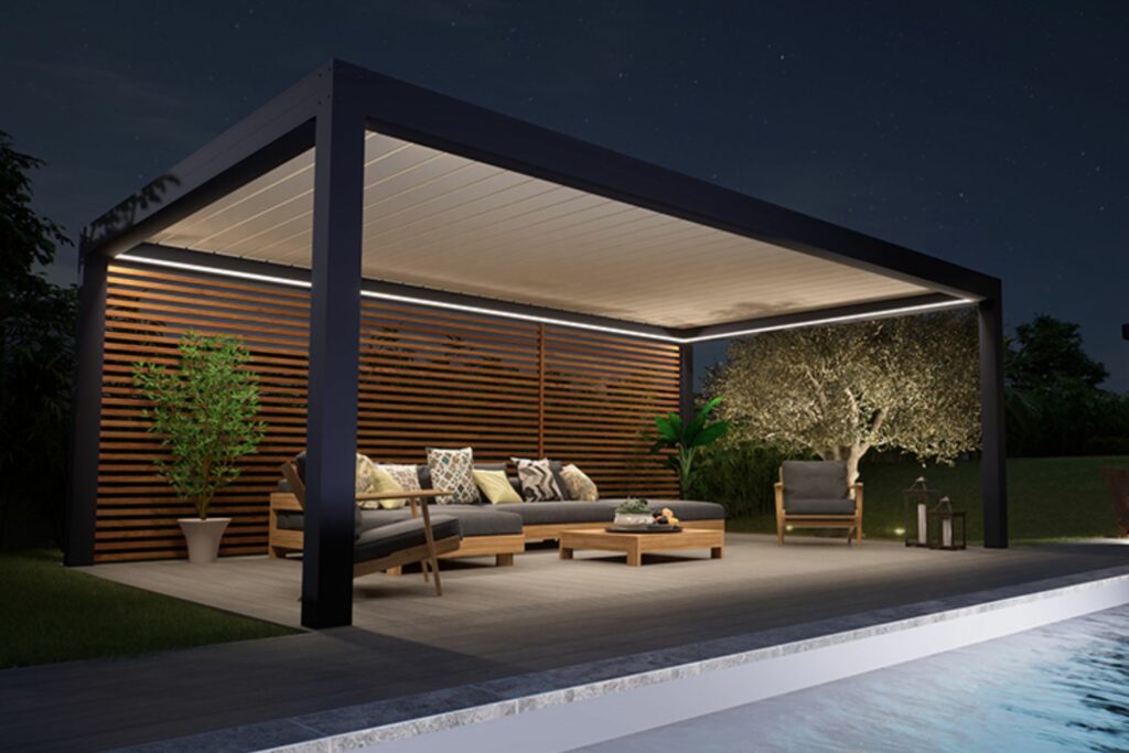 pergolas fixe et bioclimatiques